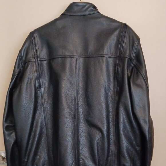 Hein Gericke Men's size 46 tall Leather Motorcycle Jacket in excellent condition - Picture 2 of 9